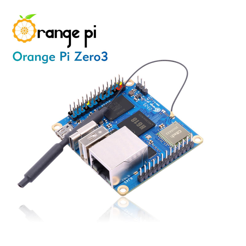 [Australia - AusPower] - Orange Pi Zero 3 4G Allwinner H618 LPDDR4 Quad Core 64 Bit Single Board Computer, Support 4K Display WiFi Bluetooth (Zero 3 4G) 