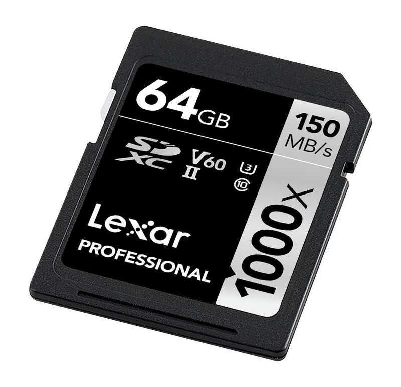 [Australia - AusPower] - Lexar Professional 1000x 64GB SDXC UHS-II Card 64 GB Single 