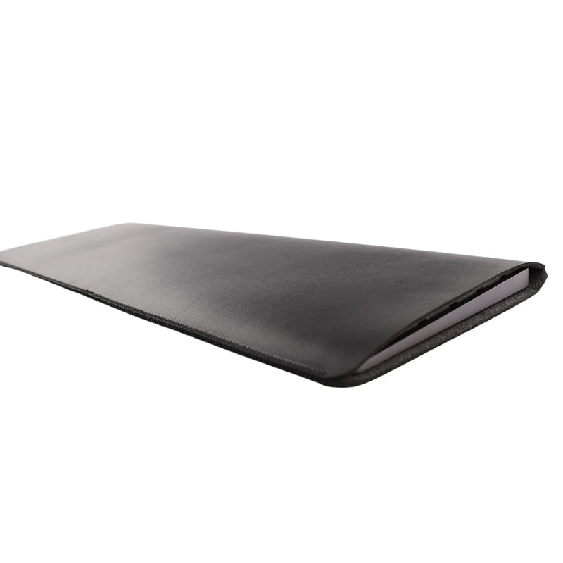 [Australia - AusPower] - GuardV Leather Series for Apple Magic Keyboard with Numeric Keypad A1843 A2520 Touch ID MQ052LL/A MK2C3LL/A MMMR3LL/A - Protective Sleeve Cover Case Pouch (Black) Black 