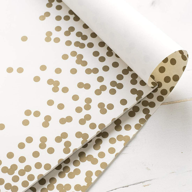[Australia - AusPower] - Kitchen Papers Gold Confetti Disposable Paper Placemats for Table - 24 Sheets American Made 