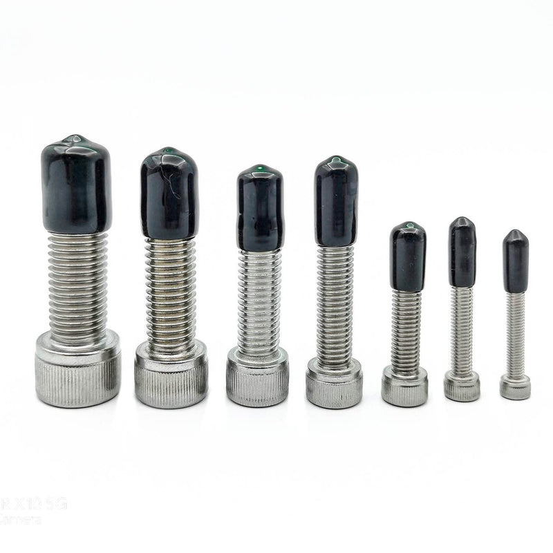 [Australia - AusPower] - Tworider 163 Pieces 11 Types Rubber End Caps,Bolt Covers Caps,Screw Cap Covers,Rubber Caps for Bolts(1.5mm to 15mm) 