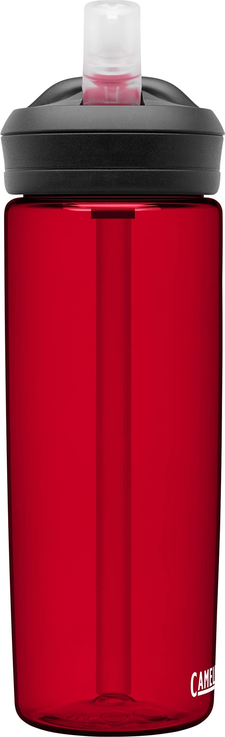 [Australia - AusPower] - CamelBak Eddy+ Water Bottle with Tritan Renew – Straw Top 20 Oz Cardinal 