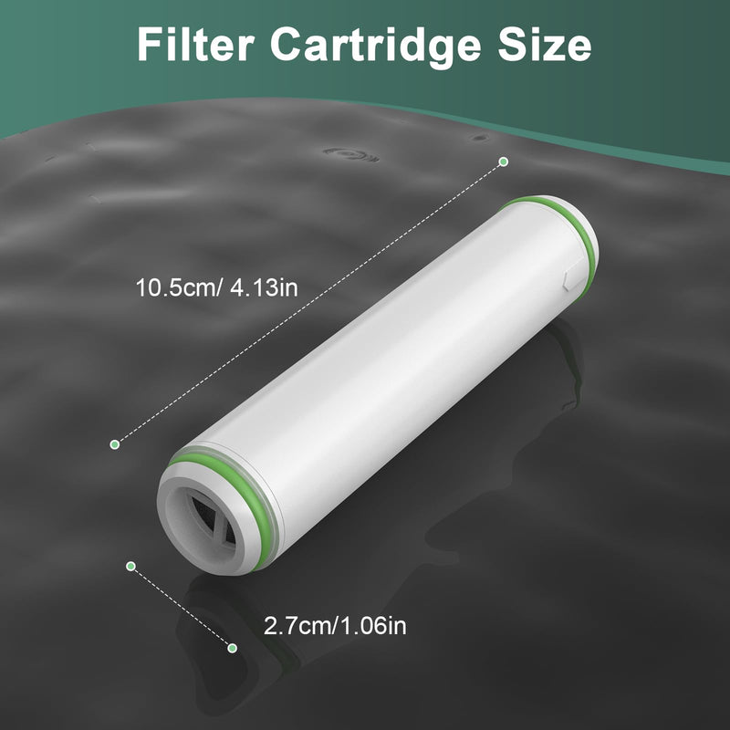 [Australia - AusPower] - Pweran Shower Filter for Handheld Shower Head, 2 Pack 18 Stage Replacement Filters for Hard Water Remove Chlorine and Harmful Substances 