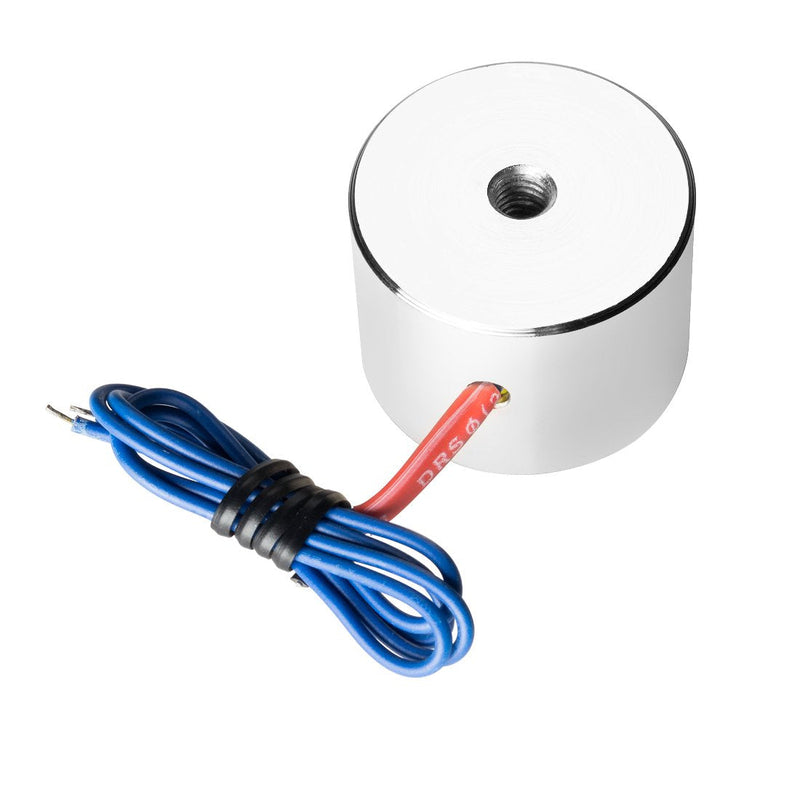 [Australia - AusPower] - uxcell 12VDC 200N Electric Lifting Magnet Electromagnet Solenoid Lift Holding Silver Tone 