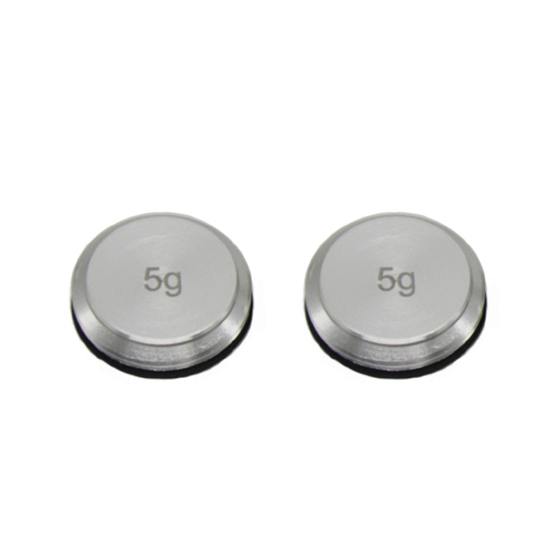 [Australia - AusPower] - HISTAR 2Pcs Golf Putter Weights 5/10/15/20/25/30/35g Compatible with Odyssey Stroke Lab Series Putter Head (Black) 5.0 Grams 