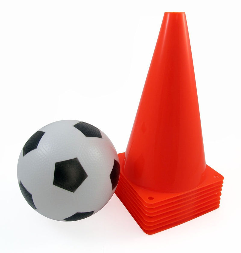 [Australia - AusPower] - Fun Express Set of 12 Sport Training Traffic Cones Soccer Cone Orange 