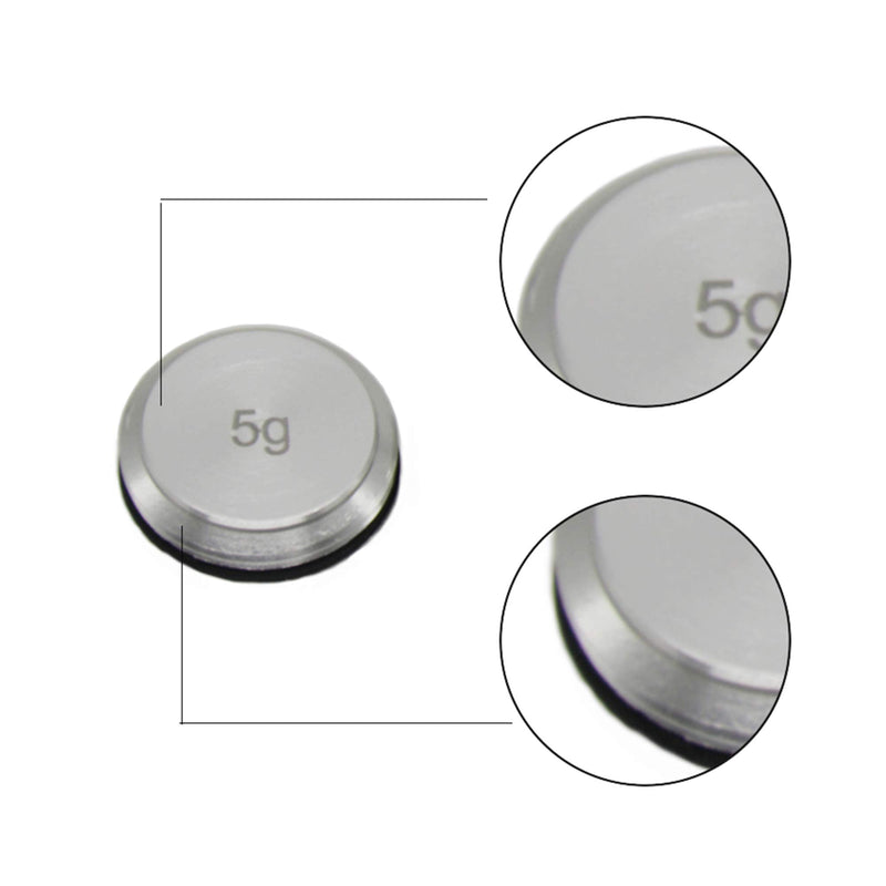 [Australia - AusPower] - HISTAR 2Pcs Golf Putter Weights 5/10/15/20/25/30/35g Compatible with Odyssey Stroke Lab Series Putter Head (Black) 5.0 Grams 
