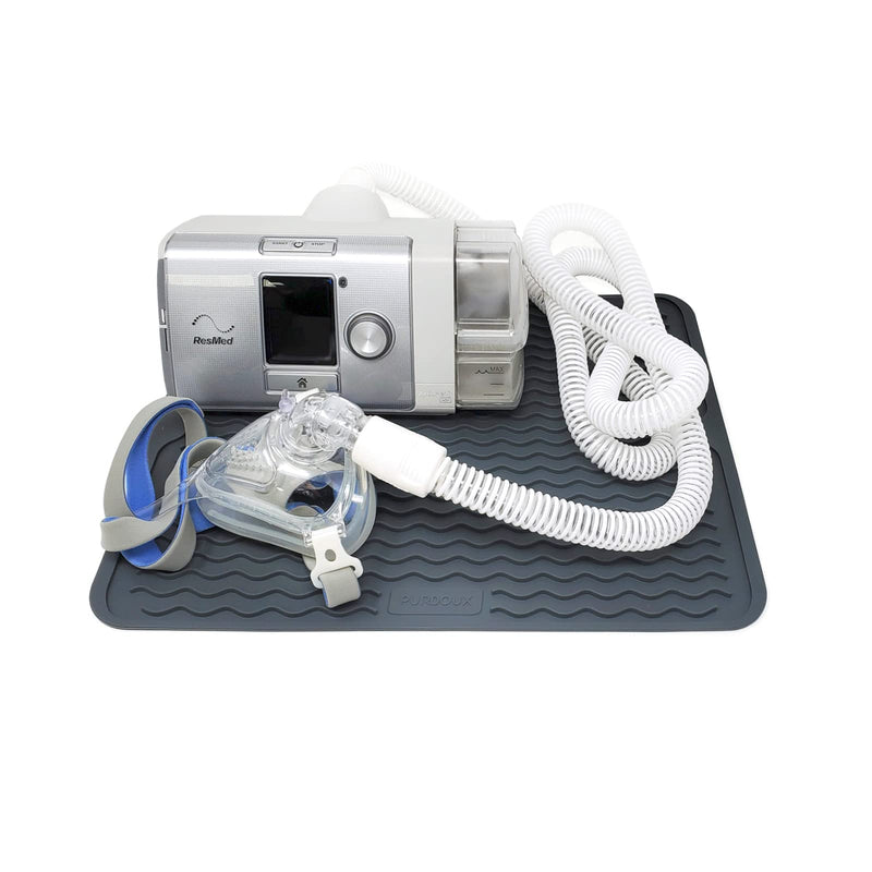 [Australia - AusPower] - Purdoux - Dust Cover and Protector Mat - Anti-Slip mat Keeps Your CPAP Machine in Place While The Cover Shields it from dust! 