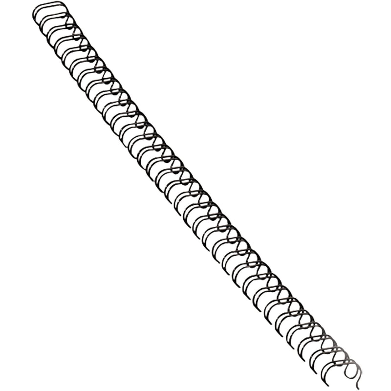 [Australia - AusPower] - Fellowes Wire Binding Spines, 1/2 Inch Diameter, Black, 100 Sheets, 25 Pack (5255401) 