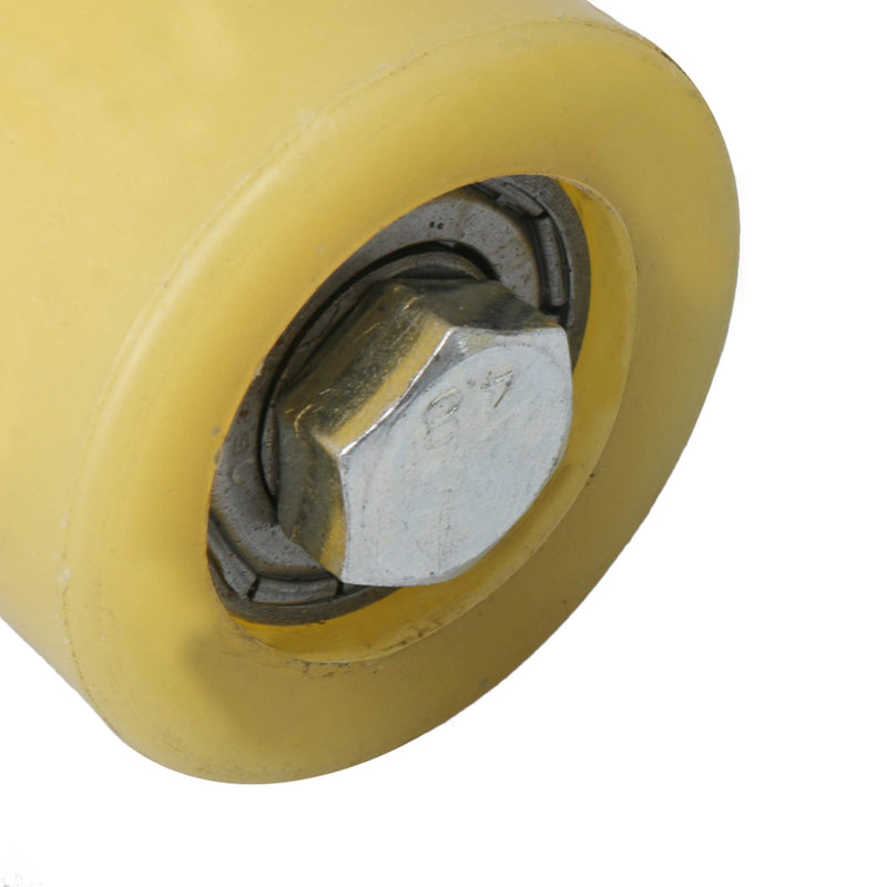 [Australia - AusPower] - CNBTR M12 50 x 70mm PP Steel Roller Bearing Guiding Wheel with 6201 Bearing Insert for Electric Gate Pack of 2 