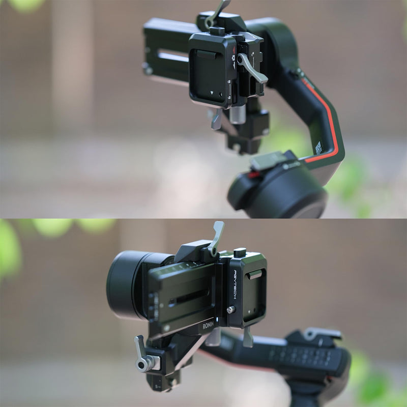 [Australia - AusPower] - PGYTECH Quick Release Clamp for DJI Ronin Stabilizer/Mini Camera Quick Release System Compatible with DJI RS3 Mini/DJI RS 3 Pro/RS 3/RS 2/DJI RSC 2 Stabilizers 