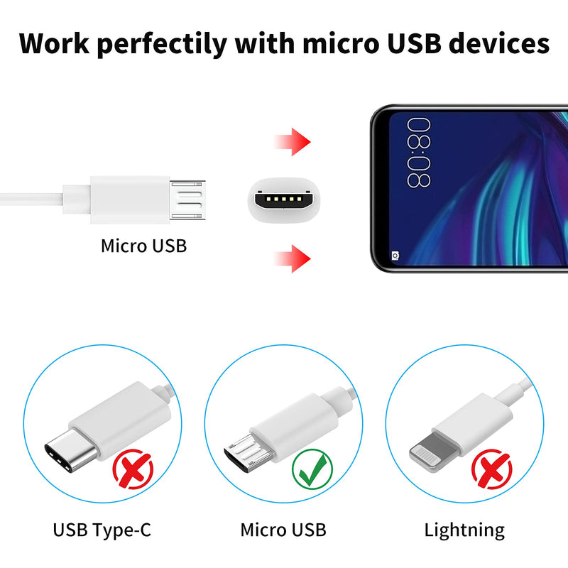 [Australia - AusPower] - Micro USB Cable 32FT, ACAGET Micro USB Power Extension Cable for PS4 Blink Cam USB to Micro USB Charging Cable Data Sync Cables Cord for Wyze Cam Nest Indoor Cam Kasa YI Camera Cloud Cam Android Phone 