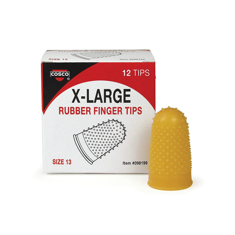 [Australia - AusPower] - Cosco Rubber Finger Pads, X-Large (098199) 