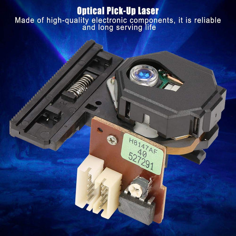 [Australia - AusPower] - Optical Pick-Up Laser Lens H8147AF Black Optical Pick-Up Laser Lens CD Mechanism Replacement Repairing Parts 