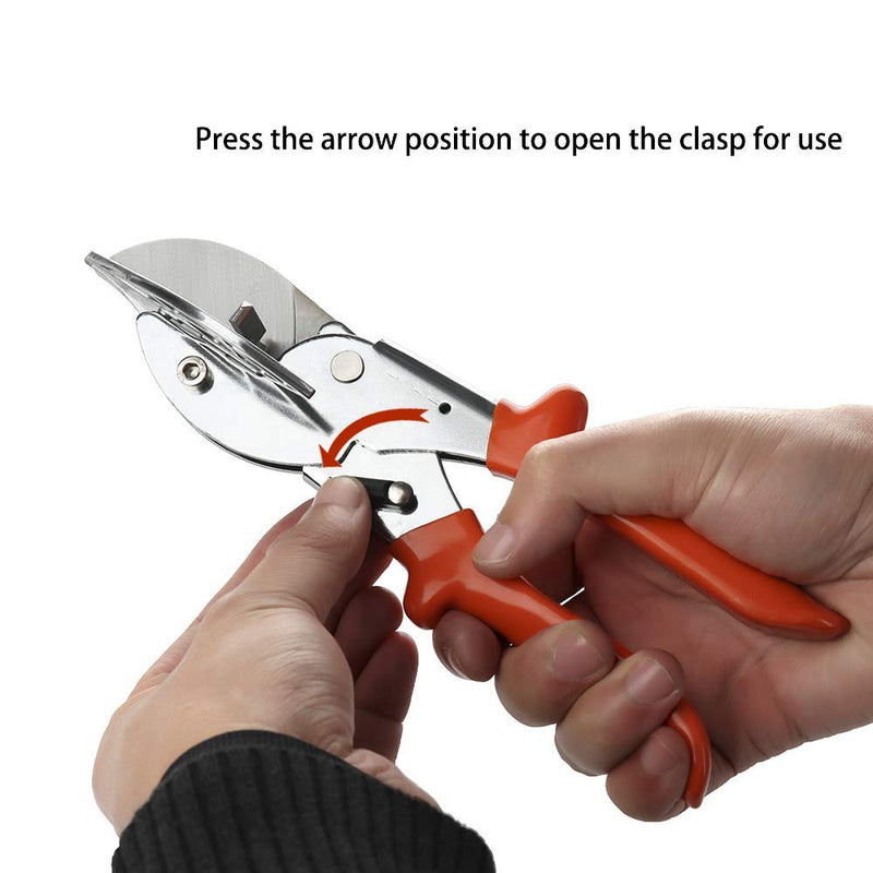 [Australia - AusPower] - Multi Angle Miter Shear Cutter Hand Tools,45-135 Degree Adjustable Angle Scissors Trim Shears Tools 