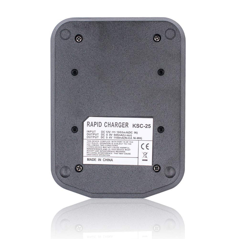 [Australia - AusPower] - KSC-25 Charger Compatible for Kenwood Radio TK-2140 TK-3140 TK-2160 TK-3160 TK-2170 TK-3170 TK-2360 TK-3360 NX-220 NX-320 KNB-57L KNB-55L KNB-35L KNB-56N KNB-26N Battery 