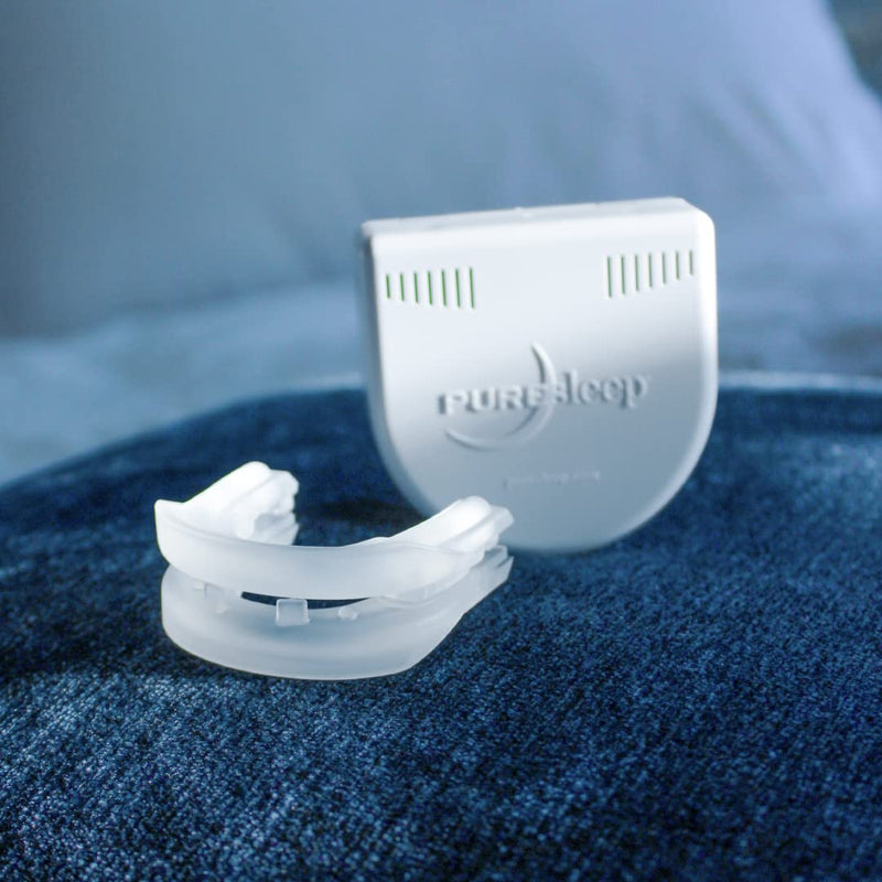 [Australia - AusPower] - PureSleep Anti-Snoring Mouthpiece – Helps Stop Snoring – The Original Anti-Snoring Solution – Comfortable & Adjustable – Over a Million Units Sold – Made in The USA 