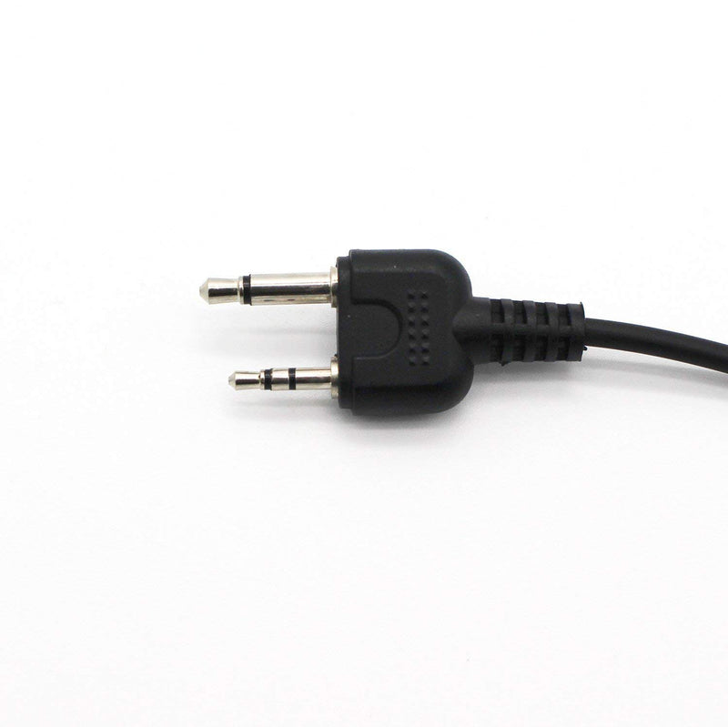[Australia - AusPower] - Midland Walkie Talkie Earpiece,Covert Acoustic Tube Earpiece Headset with PTT is Compatible with MidlandGXT1000VP4 LXT500VP3 GXT1050VP4 GXT1000XB (5 Pack) 