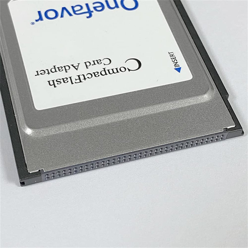 [Australia - AusPower] - Onefavor Compact Flash to PCMCIA Ata Adapter CF to PC Card Adapter PCMCIA Ata Adapter for Cf 2 Card (Come with 4GB CF Memory Card) 4GB Compact Flash to PCMCIA 