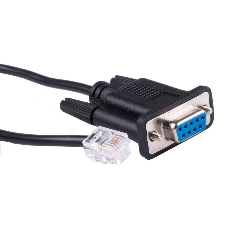 [Australia - AusPower] - DB9 to RJ11 RJ12 6P6C LAN Network Serial Console Cable for Sevo Drive Leadshine Stepper Communication 