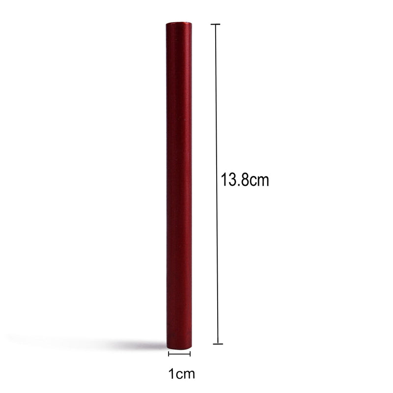 [Australia - AusPower] - Sealing Wax Rod Sparkles Blood Red for Standard Size Glue Gun - 5.4"(L) 10mm(D) 