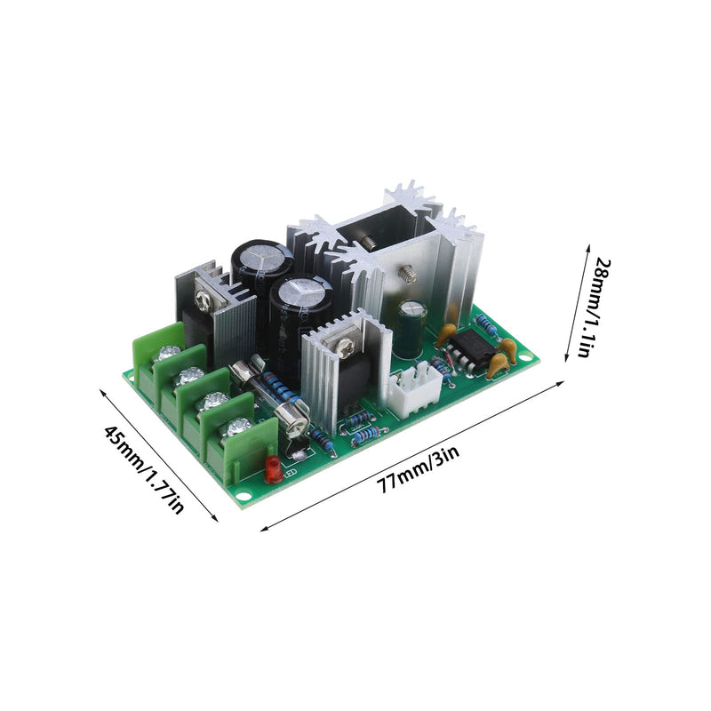 [Australia - AusPower] - PWM DC Motor Speed Controller Module 12V 24V 36V 48V Adjustable Speed PWM Electronic Governor Controller Regulation Switch 20A Ultra Small LED Dimmer 