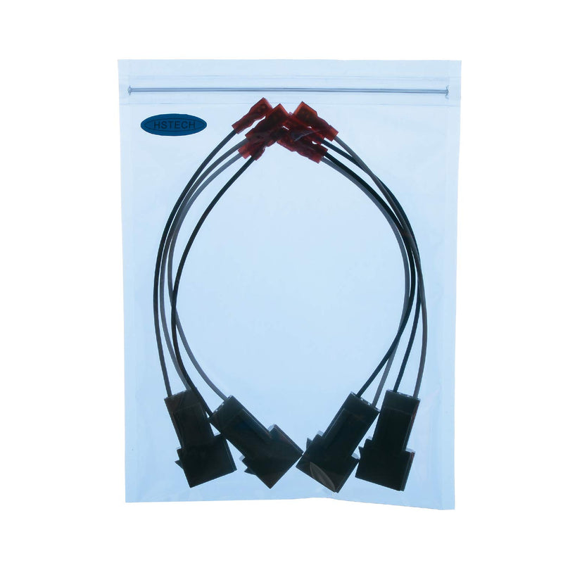 [Australia - AusPower] - HSTECH 2 Pairs (4 Pack) 72-5512 Speaker Wire Adapters for Select 1989-Up Ford Vehicles 