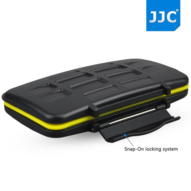 [Australia - AusPower] - JJC MC-SD12 Water Resistant Holder Storage Memory Card Case fits 12 SD Cards 
