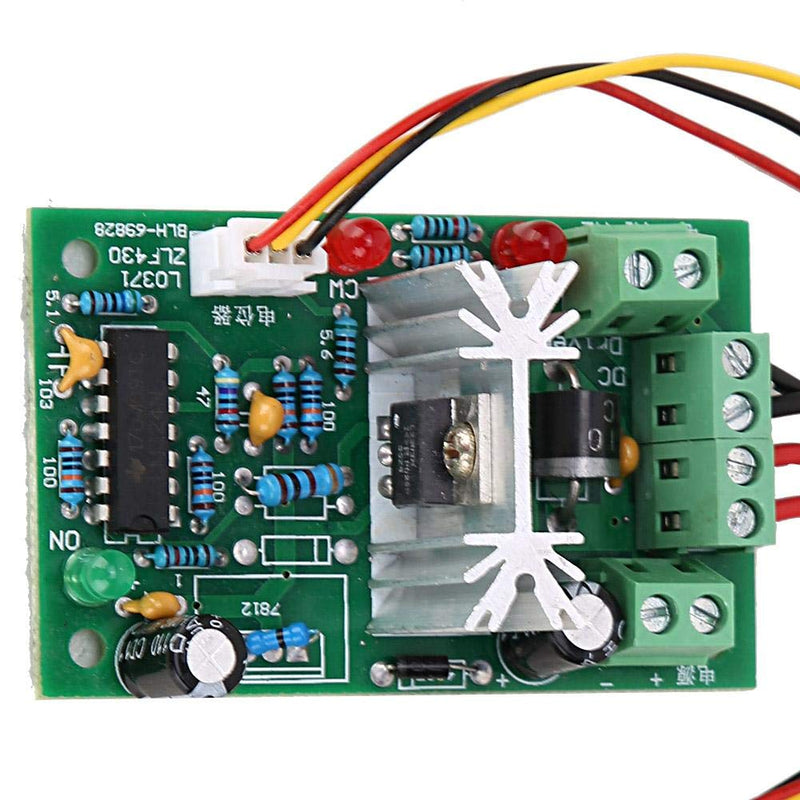 [Australia - AusPower] - PWM Motor Speed Controller,5-30V DC 6A/150W Speed Regulation Adjustable DC Brush Motor Speed Controller Reversing Switch 