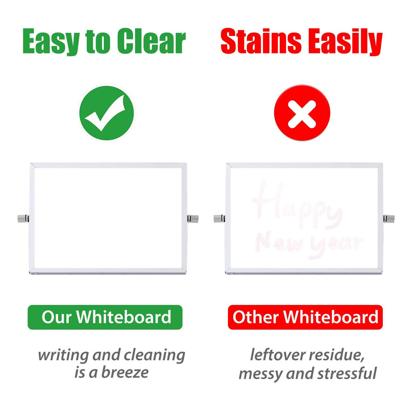[Australia - AusPower] - AFAN Small Whiteboard Dry Erase Boards Double-Sided Magnetic Mini Whiteboard Office Magnetic Whiteboard7.87"x 5.9"Portable Learning Board Message Board Suitable for School Home Office memo Mini whiteboard single 