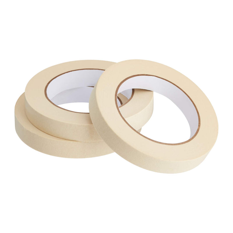 [Australia - AusPower] - Amazon Basics Masking Tape - 0.7 Inch x 180 Feet - 3 Rolls 0.7 Inch by 180 Feet 