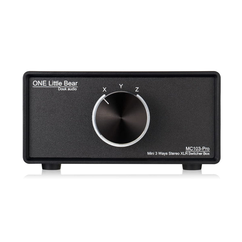 [Australia - AusPower] - Nobsound 1-IN-3-OUT XLR Audio Switch ; Balanced Audio Converter ; 3-Way Stereo Passive Audio Selector Switcher (MC103 Pro 3-Out) MC103 Pro 3-OUT 