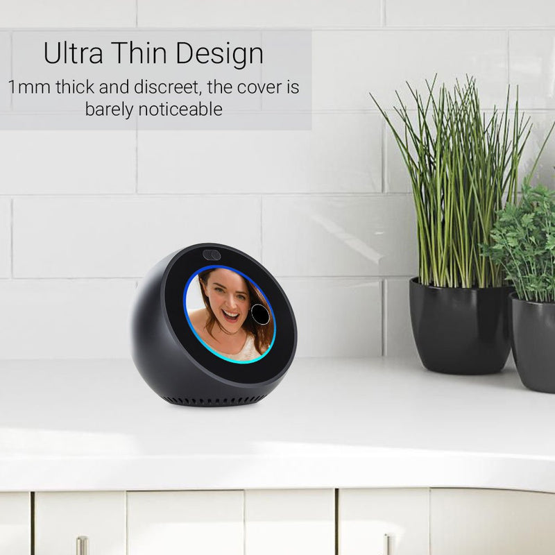 [Australia - AusPower] - Olixar Camera Cover for Amazon Echo Spot - Webcam Privacy Slide - Compatible with Laptops, Tablets & Smartphones - Olixar Anti Hack/Amazon Spot Accessories/Alexa Camera Cover - Black - 3 Pack 