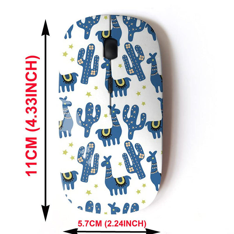 [Australia - AusPower] - 2.4G Wireless Mouse with Cute Pattern Design for All Laptops and Desktops with Nano Receiver - Kids Fun Characters Texture Mexico 