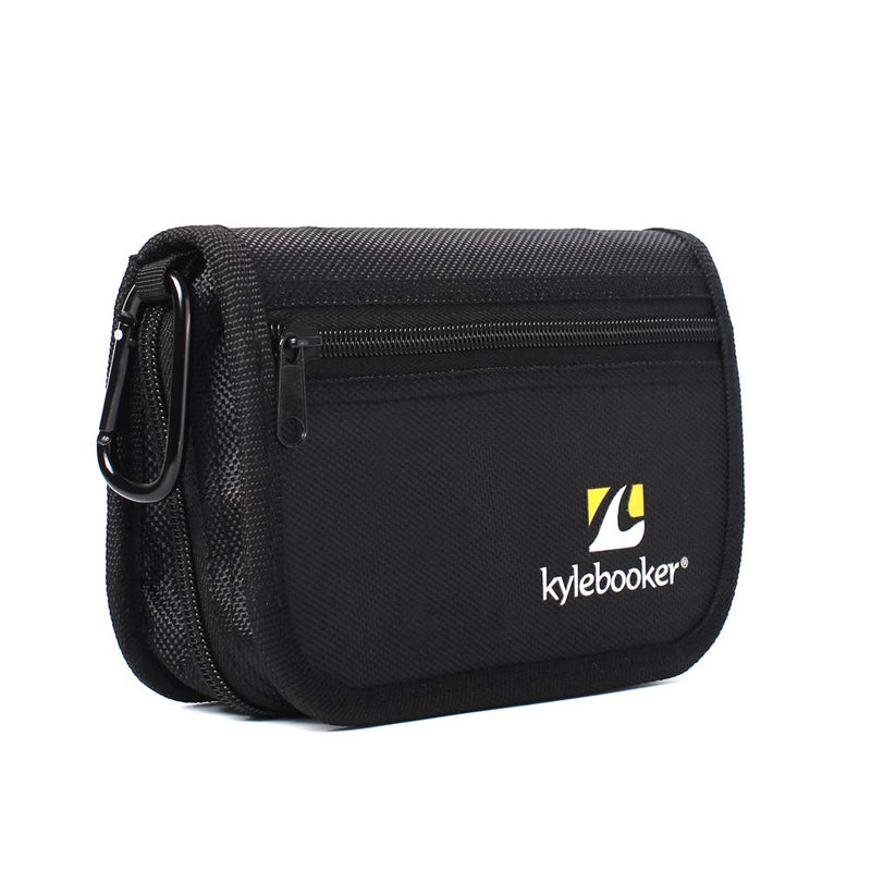 [Australia - AusPower] - Kylebooker Fishing Lure Storage Bag Spinner Baits Wallet Case Black 