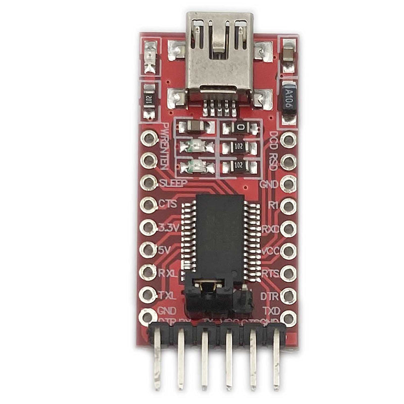 [Australia - AusPower] - Kiro&Seeu 3.3V 5V FT232RL FTDI USB to TTL Serial Converter Adapter Module Compatible with Arduino Mini Port 