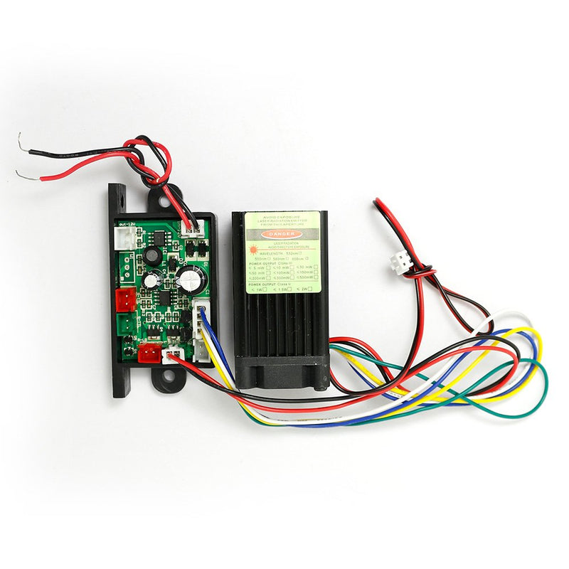 [Australia - AusPower] - 12V Green Diode Lasers 532nm Laser Module Dot with TTL 0-30KHZ & Fan Cooling - Long Time Working 