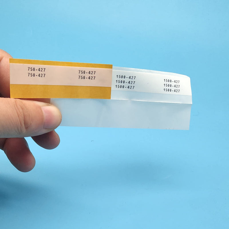[Australia - AusPower] - SIKOT Compatible Label Tape Replacememt for M21-750-499-Black on White 3/4" High Adhesion Nylon Cloth-16' Length-0.75" Width- 2 Pack 