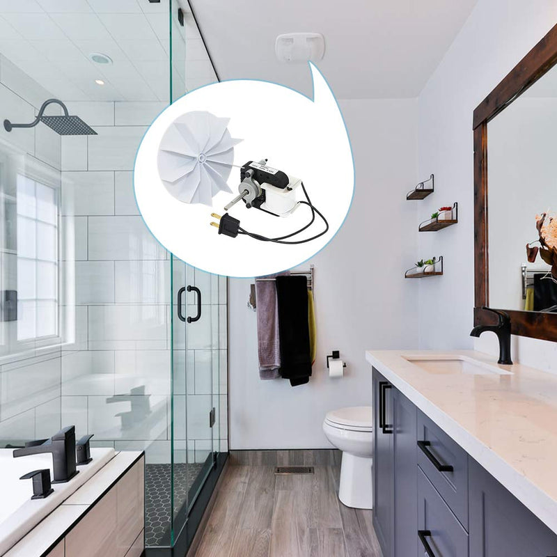 [Australia - AusPower] - Universal Bathroom Vent Fan Motor Kit SM550 Electric Motors - 50 CFM 120V 