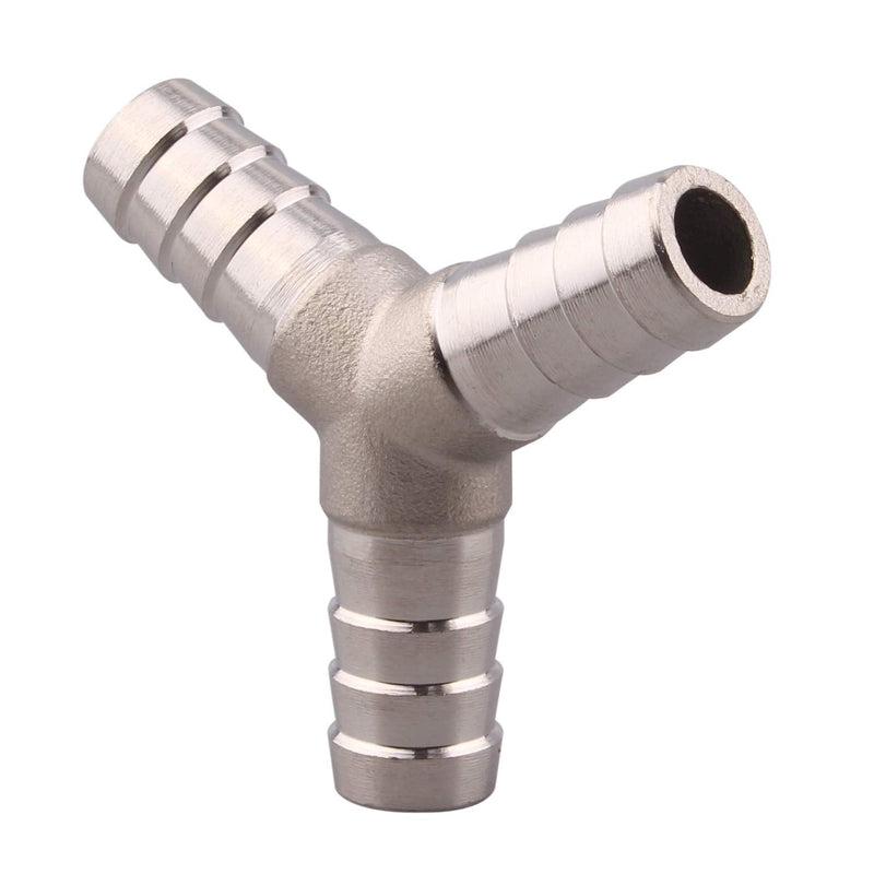 [Australia - AusPower] - DERPIPE Stainless Steel 5/8" Hose Barb, 3 Way Y Shape Wye Union Barbed Splitter Fitting 5/8" 