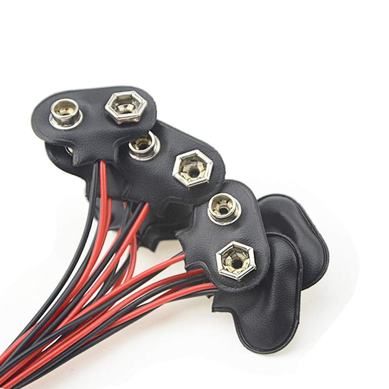 [Australia - AusPower] - WMYCONGCONG 70 PCS Mixed Color 12V DC 5mm LED Pre Wired 20cm Bulb Lamp w/ 20 PCS 5mm Light Emitting Diode LED Holder w/ 10 PCS 9V Battery Clip Connector 