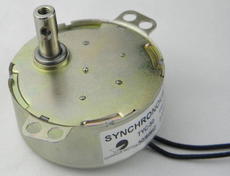 [Australia - AusPower] - TYC-50 Small Synchronous Motor AC 110V 2.5/3RPM 4W 50/60HZ CW/CCW Electric Gear Motor Cup Turners for Tumblers 2.5-3RPM CW/CCW 