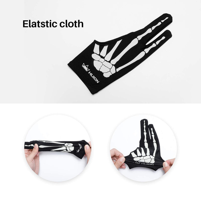 [Australia - AusPower] - HUION Skeleton Artist Glove for Drawing Tablets 