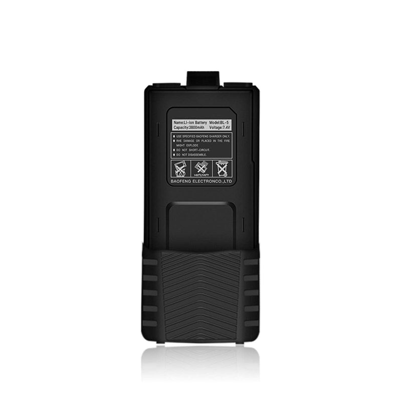 [Australia - AusPower] - Not application Walkie-Talkie Lithium Battery UV-5R Extended True Capacity Battery (Model: BL-5L, 3800 mAh, Black) DM-5R 