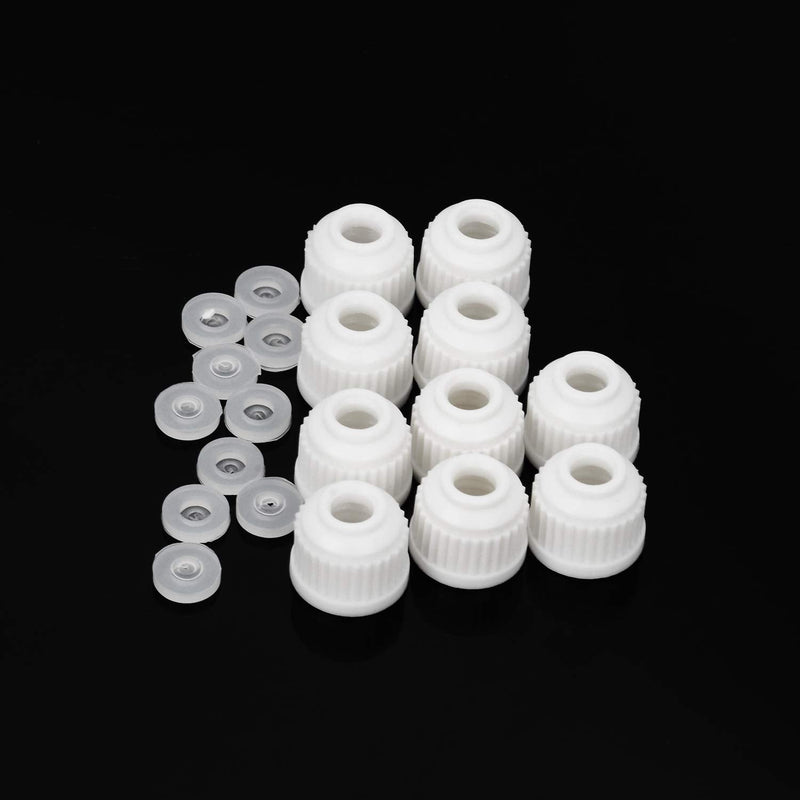 [Australia - AusPower] - StonyLab Plastic Screw Caps Replacement Caps for Thermometer Inlet Adapter 14/20, 19/22 and 24/40, 10-Pack 