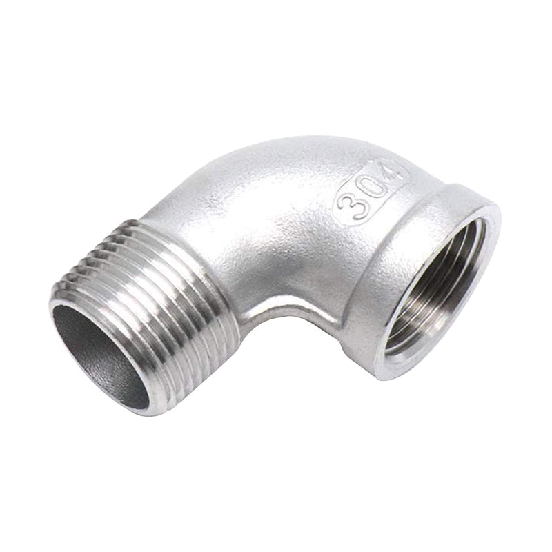 [Australia - AusPower] - S SYDIEN 2Pcs 304 Stainless Steel 90 Degree Elbow 3/4" NPT Threaded Pipe Fitting Female x Male 0.75 Inch 