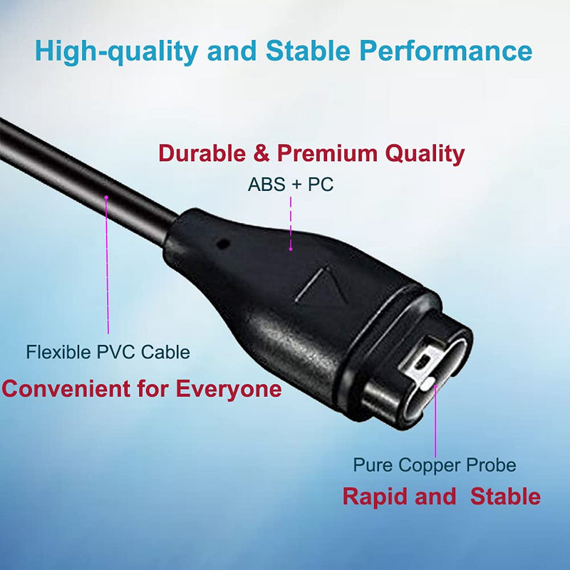 [Australia - AusPower] - EXMRAT Compatible with Garmin Instinct Charger, Charging Cable for Garmin Instinct Smart Watch 
