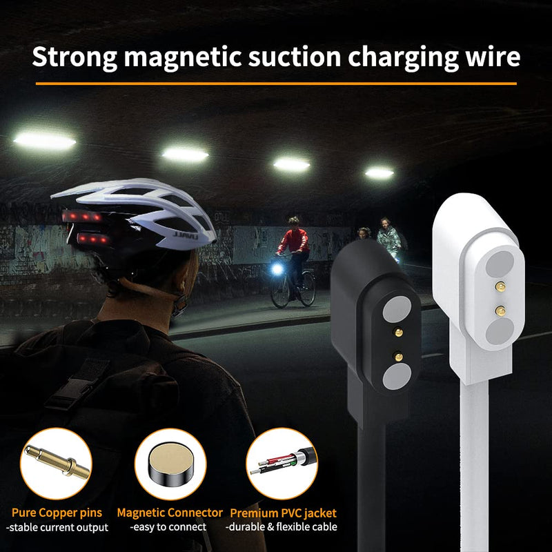 [Australia - AusPower] - ECSEM Charging Cable Compatible with LIVALL BH51M/MT1/BH60SE/BH51T/BH50T/BH50M/BH62 Smart Bike Helmet,Replacement Charger for LIVALL MT1 Cable Accessory 