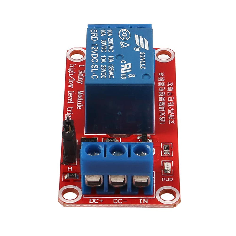 [Australia - AusPower] - ACEIRMC 10pcs 12v Relay Board for Raspberry Arduino Relay Module 1 Channel Opto-Isolated High or Low Level Trigger (12V) 