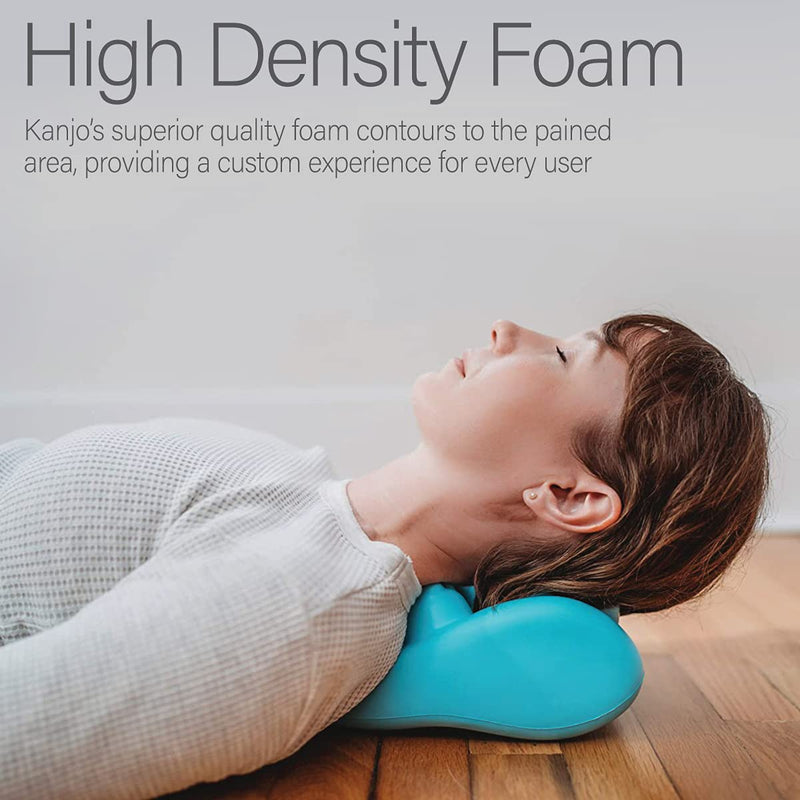 [Australia - AusPower] - Kanjo Acupressure Neck Pain Relief Cushion | Cervical Traction Device & Acupressure Cushion for Muscle Tension & Relaxation | Helps Relieve Neck & Shoulder Pain | FSA & HSA Eligible | Blue Original Neck Cushion - Blue 